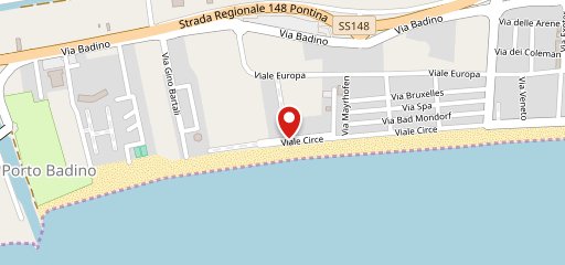 Stabilimento pizzeria ristorante Jamaica Beach sulla mappa