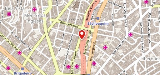 Restaurante Japa's no mapa