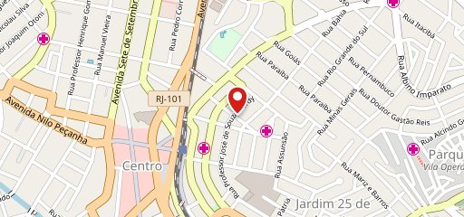 Jardim 125 no mapa