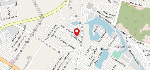 Jardim Pizza Delivery no mapa