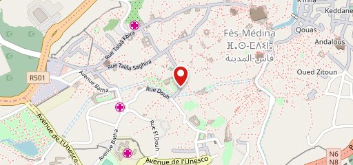 Restaurant "Fez Café" sur la carte