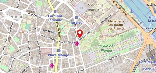 Jardin Burger sur la carte