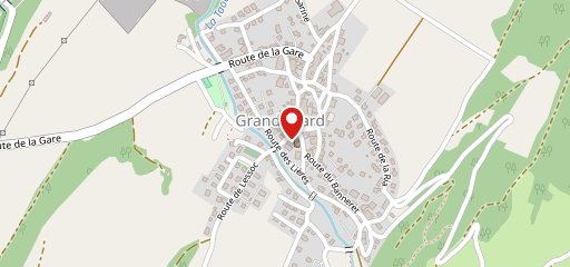 Boulangerie de Grandvillard sur la carte