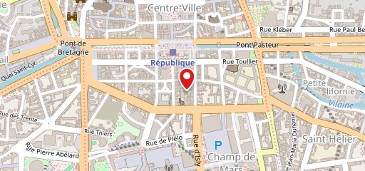 Café Joyeux Rennes sur la carte