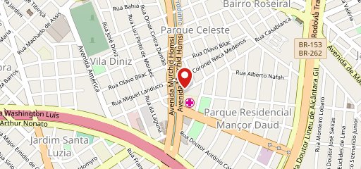 Juarez Pastéis no mapa