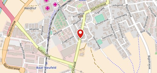 Jugendcafé Baar sur la carte