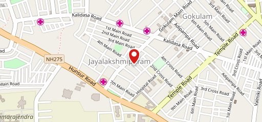 Just Dilli Street mysuru on map