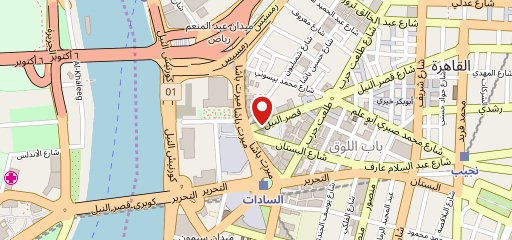 كافيه وسط البلد sur la carte