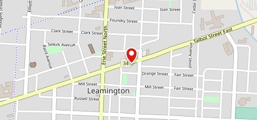 Kainan Sa Leamington sur la carte