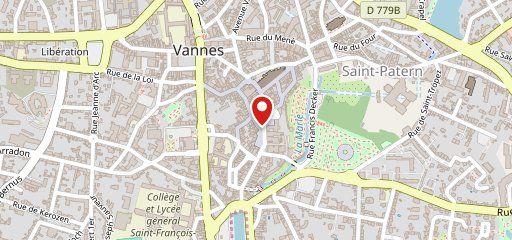 La Crêperie de Jeanne Vannes sur la carte