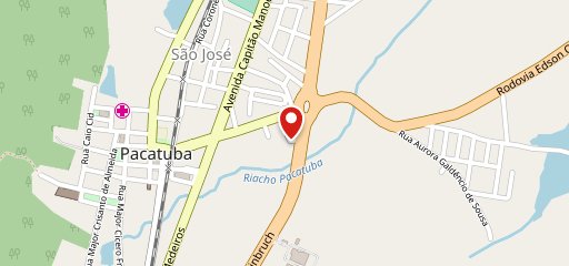 Kalu Pizzaria no mapa