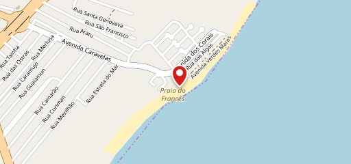 Kanoa Beach Club no mapa