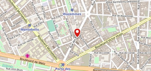 Kap Saloon Lille sur la carte