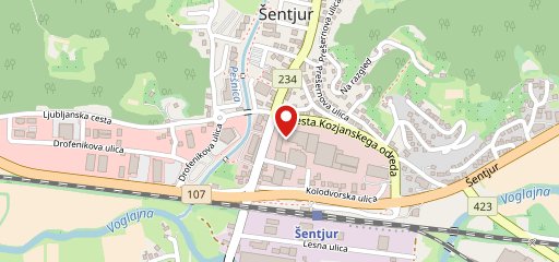 Kapljica Šentburger sulla mappa