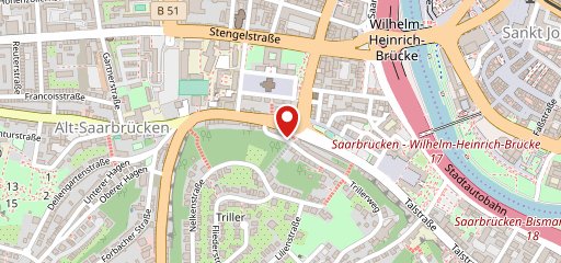 Keng Restaurant Saarbrücken sur la carte