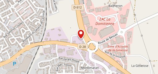 KFC Béziers sur la carte