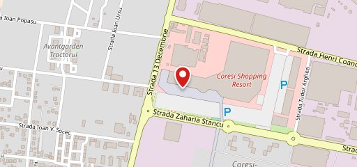 KFC Brașov Coresi sur la carte