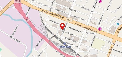 KFC Hill Street (Pinetown4) sur la carte