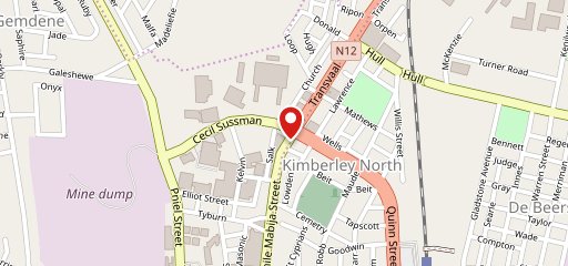 KFC Kimberley (Cecil Sussman Street) sur la carte