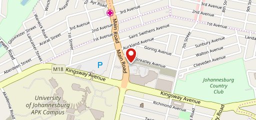 KFC Kingsway (Melville) sur la carte