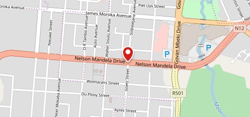 KFC Potchefstroom (Mandela) sur la carte