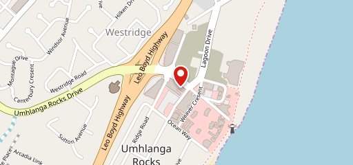 KFC Umhlanga sur la carte