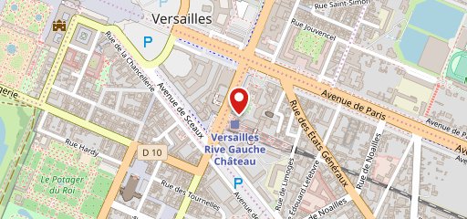 KFC Versailles sur la carte