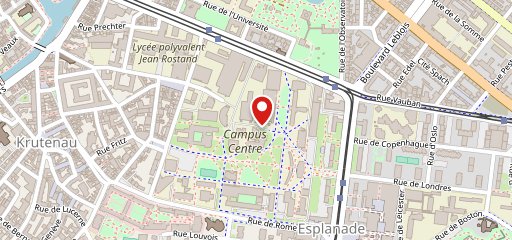 K'fet des Sciences ADS - Cafétéria Amicale des sciences sur la carte