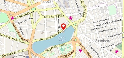 Pastel da Liberdade - Açude Velho no mapa