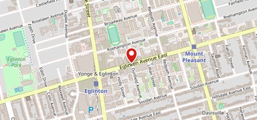 KINTON RAMEN YONGE & EGLINTON sur la carte