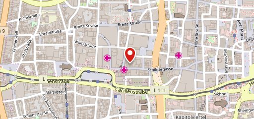 Kittichai Krebsgasse sur la carte