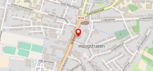 Knechtjeshuis Hoogstraten sur la carte