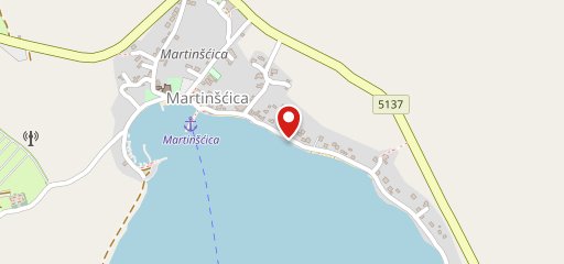 Konoba Feral & il Pirata lounge Martinšćica sulla mappa