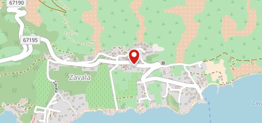 Restoran Konoba Zavala sur la carte