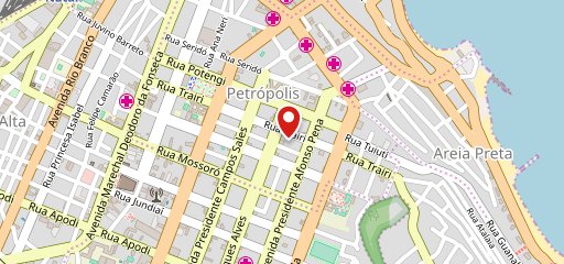 Kopenhagen Petrópolis no mapa