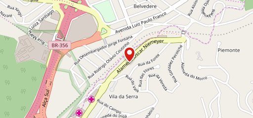 Kopenhagen Vila da Serra no mapa