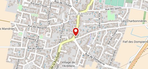 KPIZZ Saint-Xandre sur la carte