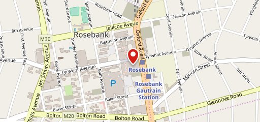 Krispy Kreme Rosebank sur la carte