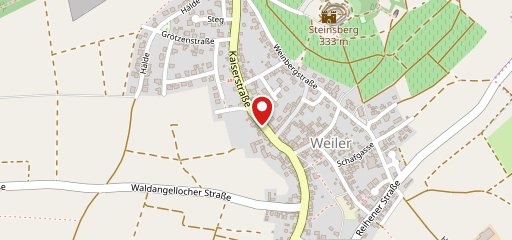 Zipse Sinsheim-Weiler auf Karte