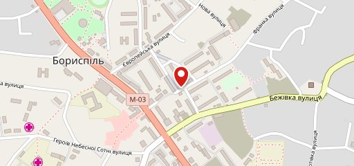 Піцерія Квантро Піца Бориспіль Kvantro Pizza delivery Borispil sur la carte