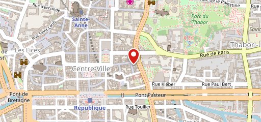 L'instant Crêperie Rennes sur la carte