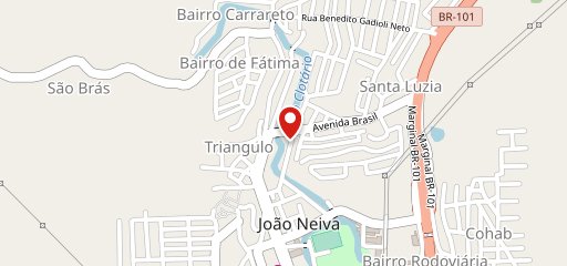 Lá Bella Pizzas João Neiva ES no mapa