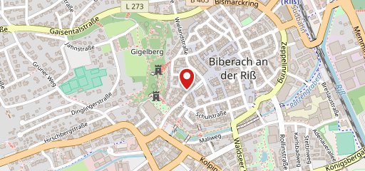 La Bodega Biberach sur la carte