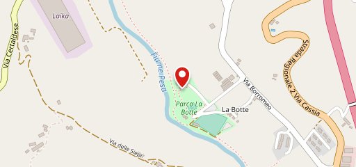 Pizzeria La Botte sur la carte