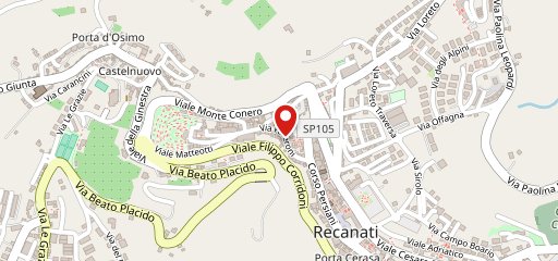 La bottega del villaggio sulla mappa