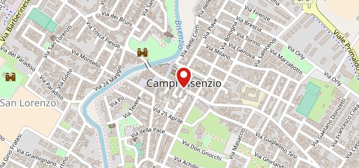 La bottega della pizza sulla mappa