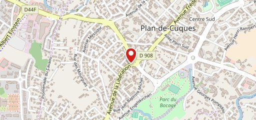 Maison Daniel Plan de Cuques sur la carte