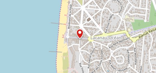 La Braconne Lacanau Plage sur la carte