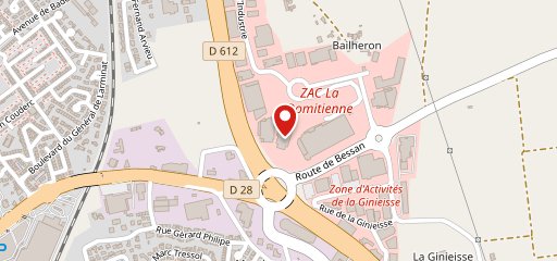 La Brasserie M sur la carte