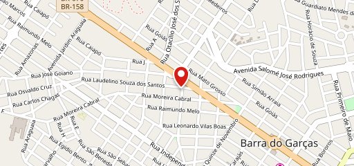 La Cabana Churrascaria e Pizzaria no mapa